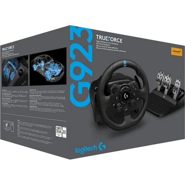 Logitech G923 Racing volant a pedály pro PC černý - Volanty - Obrázok d_87c55840da314b13ba7678f2b07fc3db