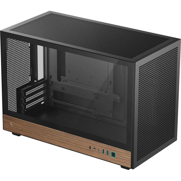 DEEPCOOL CH260 WOOD čierna - Počítačové skrine - Hlavný obrázok