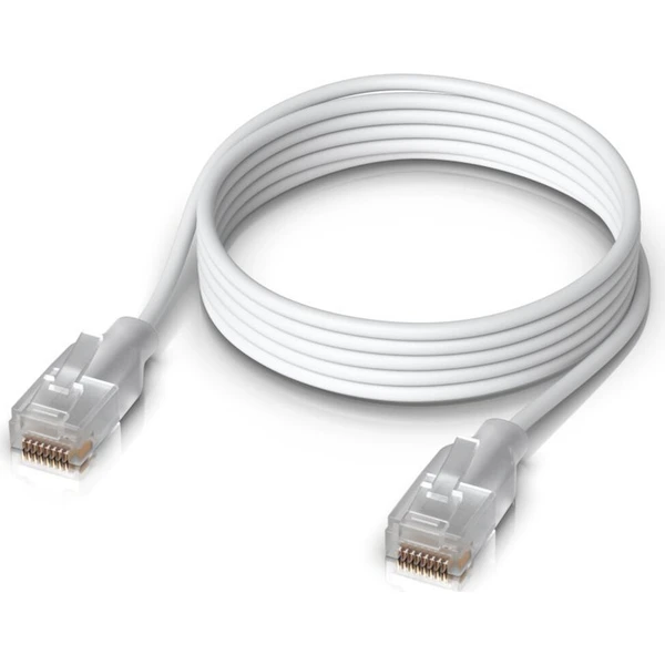 Ubiquiti Etherlighting Patch kábel CAT6 2m biely - Káble a redukcie - Hlavný obrázok