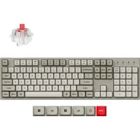 Keychron C2 Pro 8K Keychron Super Red herná klávesnica (US) retro - Klávesnice