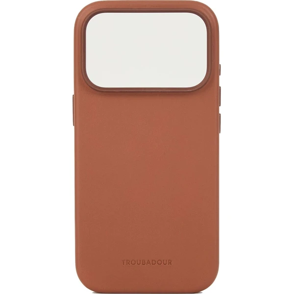 Troubadour Full Leather MagSafe kožený kryt iPhone 17 Pro Max/iPhone 18 Pro Max Tan - Puzdra - Obrázok d_883856839f7447798a026995b56e76be