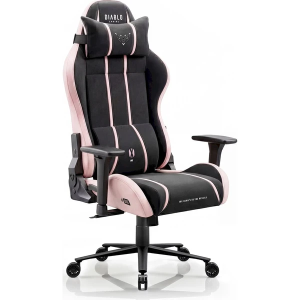 Diablo X-One 2.0 Normal Size herná stolička čierno-ružová - Stoličky - Obrázok d_89027f378c454b80a611fefab44fb91f