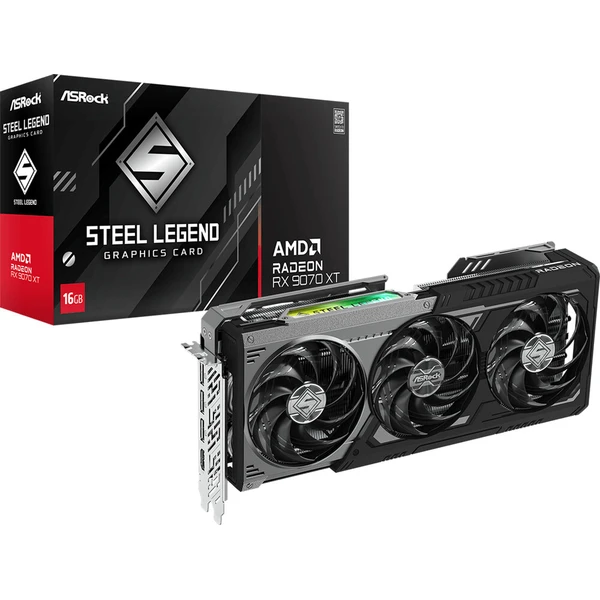 ASRock VGA AMD Radeon RX 9070 XT Steel Legend Dark 16GB - Grafické karty - Obrázok d_89a2d0b12c0449ff8dc8b349539029b0