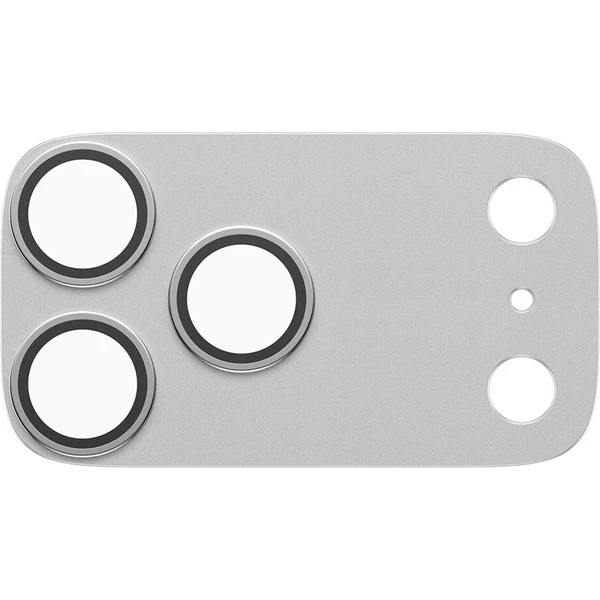 PanzerGlass FENDER hliníková ochrana fotoaparátu iPhone 18 Pro Max Silver - Ochranné fólie a sklo - Obrázok d_8a87a0dee5e04e88990d317985757aa7