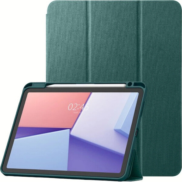 E-shop Spigen Urban Fit flipové púzdro iPad Pro 13" 2025 tmavo zelené