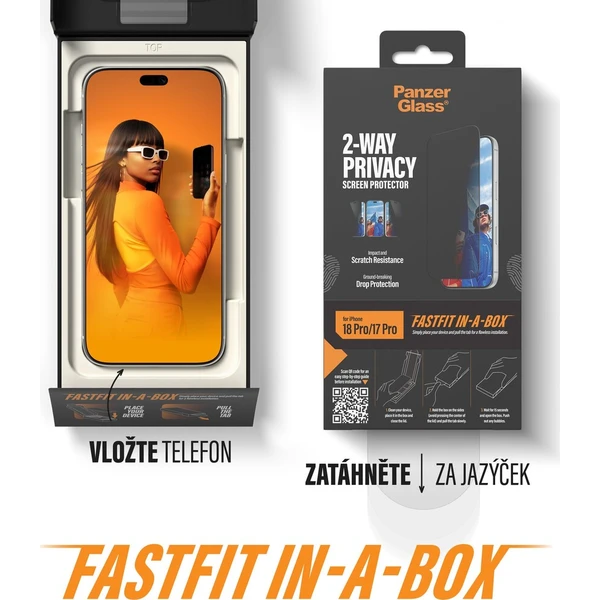 PanzerGlass Privacy sklo Apple iPhone 18 Pro s bezprašným instalačním boxem - Ochranné fólie a sklo - Obrázok d_8ae7bc7d1d9b44e0a308c2ac81c9b3d0