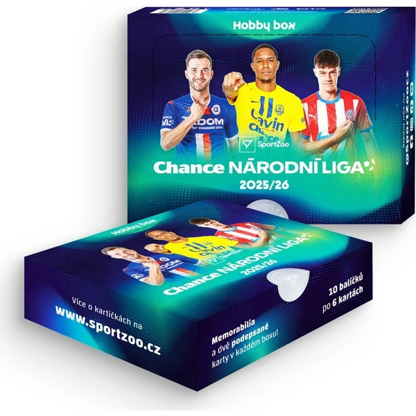 Futbalové karty SportZoo Chance Národná liga 2025/26 - Hobby box - Futbalové karty - Hlavný obrázok