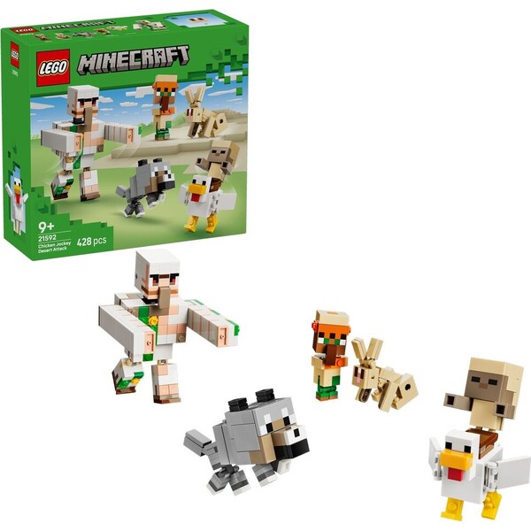 LEGO Minecraft 21592 Kurací žokej a útok na púšti - LEGO - Hlavný obrázok
