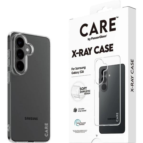 PanzerGlass® CARE X-Ray kryt Samsung Galaxy S26 priehľadný - Puzdra - Hlavný obrázok