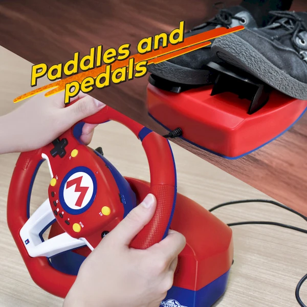 HORI Mario Kart Racing Wheel Pro Deluxe volant - Volanty - Obrázok d_8cd6d98581e84400a6f0fe75d1777c5d