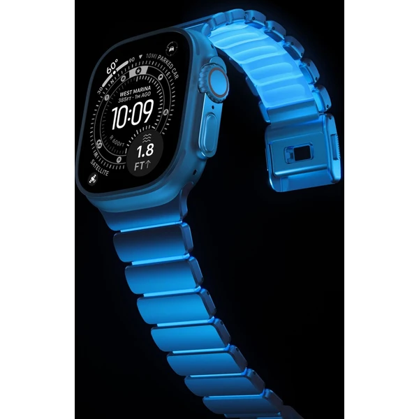 Náramok Nomad Stratos Band FKM Apple Watch 45/46/49mm Natural Titanium/Icy Blue - Remienky - Obrázok d_8d0a596f133343ae999ef7184b647369