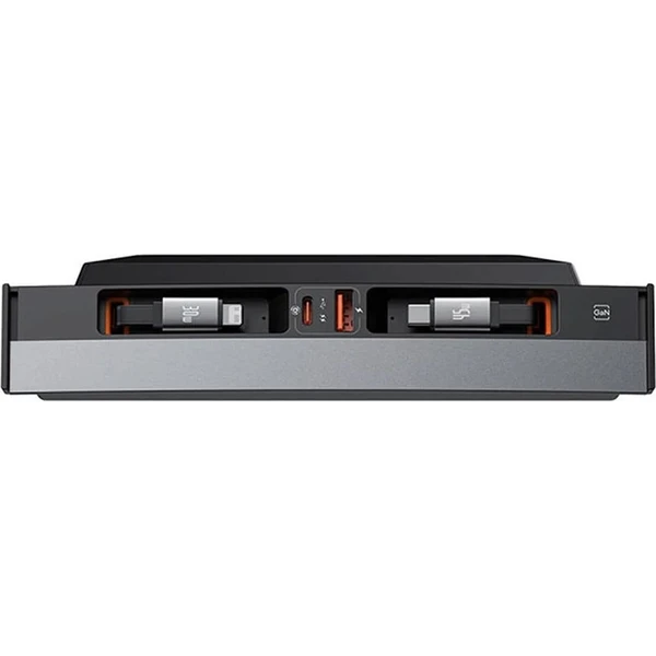 Baseus T-Space rozbočovač s káblami USB-C na lightning pre vozidlá Tesla čierny - USB huby - Hlavný obrázok