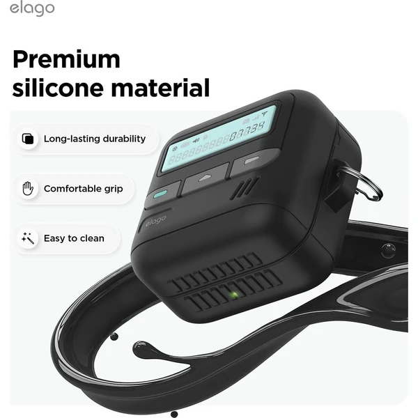ELAGO Pager Hang Case pouzdro pro Samsung Galaxy Buds4/Buds4 Pro černé - Puzdra - Obrázok d_8d7e19ea471446e2939b3460a8221245