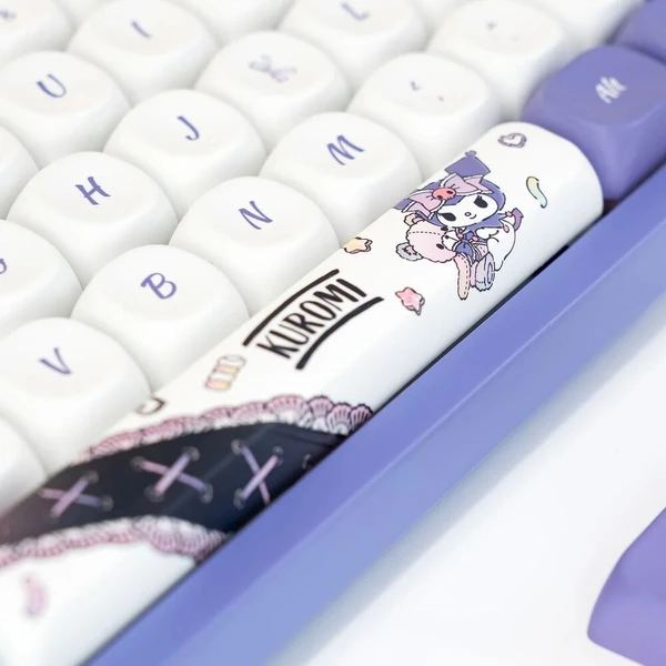 Akko x Kuromi 3108 V3 Akko Frost Pink (US) fialová - Klávesnice - Obrázok d_8db567f9f97441b3aa765edd0bee5e95