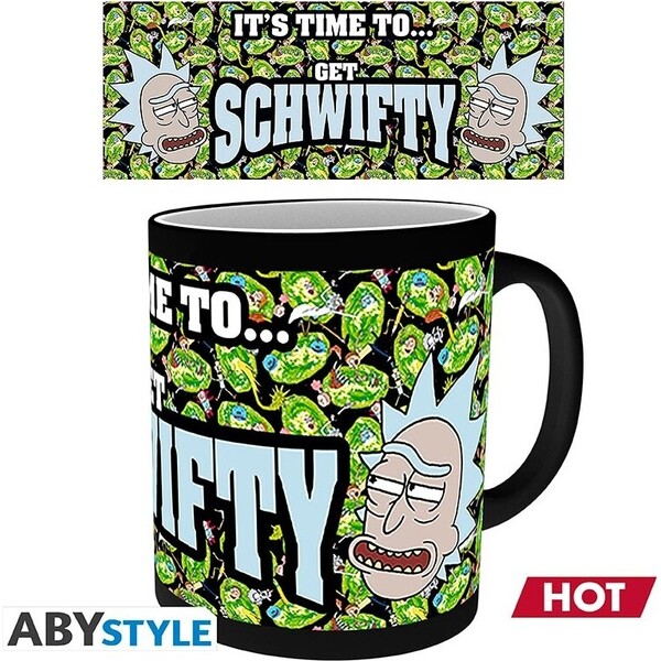 Hrniec Abysse Corp Rick and Morty - Get Schwifty 320 ml (meniteľný motív) - Hrnčeky - Obrázok d_8de79b7113b843e5a587843025a49a5b