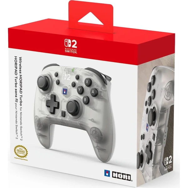 HORI HORIPAD Turbo bezdrôtový herný ovládač Frost (NSW/NSW2/OLED) - Herné ovládače - Obrázok d_8dee46e46fd6460c9d0effd90358867d