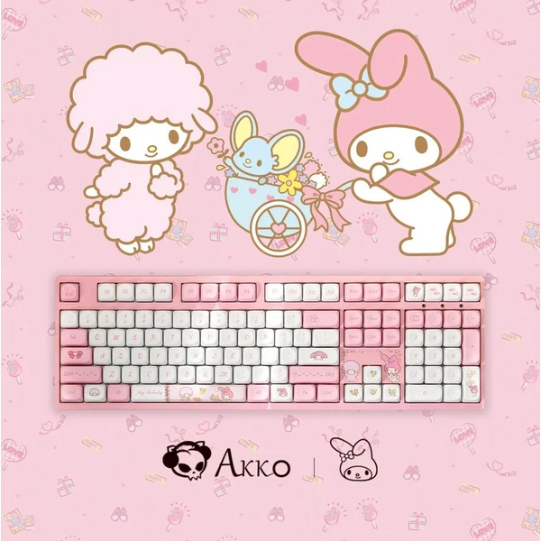 Akko x My Melody 3108 V3 Akko Frost Pink (US) ružová - Klávesnice - Obrázok d_8df6829beb094f71b1c45ee106ad0e78