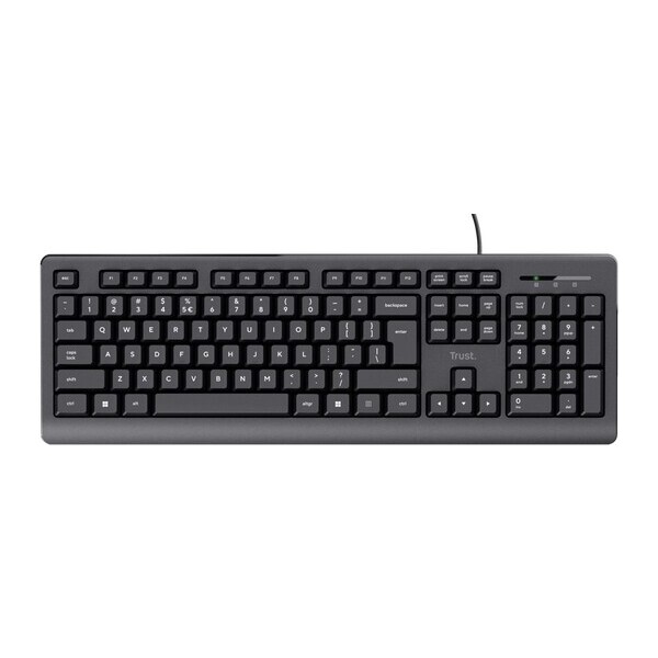 E-shop Trust PRIMO klávesnica čierna (DE layout)