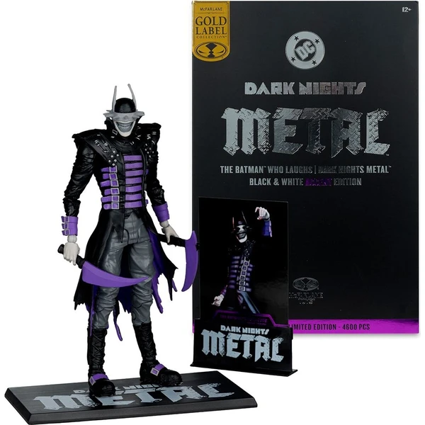 Akčná figúrka McFarlane DC - The Batman Who Laughs (B&W with accent) (Gold Label) 18 cm - Figúrky - Obrázok d_8e1ec565becd4beaac8b64656e42ca92