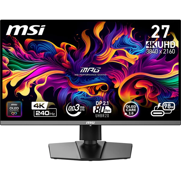 MSI MPG 272URX QD-OLED herný monitor 26,5' - Monitory - Hlavný obrázok
