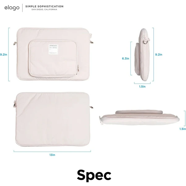 ELAGO PC Sleeve pouzdro pro MacBook 12"-14'' světle růžové - Puzdra - Obrázok d_8e6bff6dd84f41e29cc1639cfd433179
