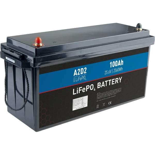 Avacom A2D2 baterie LiFePO4 25,6V 100Ah M8 (REPT cells) - Batérie - Hlavný obrázok