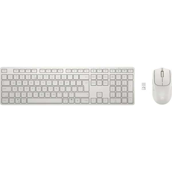 HP 490C Multi-Device bezdrôtový set klávesnice s myšou biely - Klávesnicové sety - Hlavný obrázok