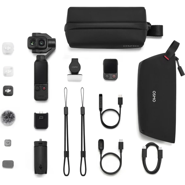 DJI Osmo Pocket 4P Vlog Combo čierna - Kamery - Hlavný obrázok