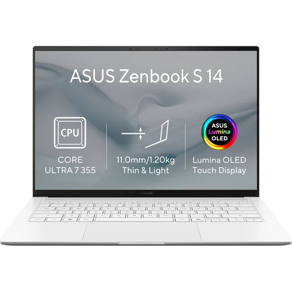 ASUS Zenbook S 14 (UX5406AA-OLED465XZ) biely - Notebooky - Hlavný obrázok
