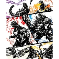 Godzilla Card Game Sleeve & Card Set Ink-Brushed Monster Rampage - EN - Zberateľské karty a nálepky