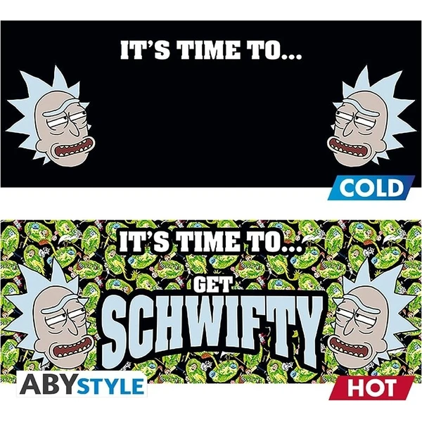 Hrniec Abysse Corp Rick and Morty - Get Schwifty 320 ml (meniteľný motív) - Hrnčeky - Obrázok d_903743c2097d48d3b4ee829a654490bb