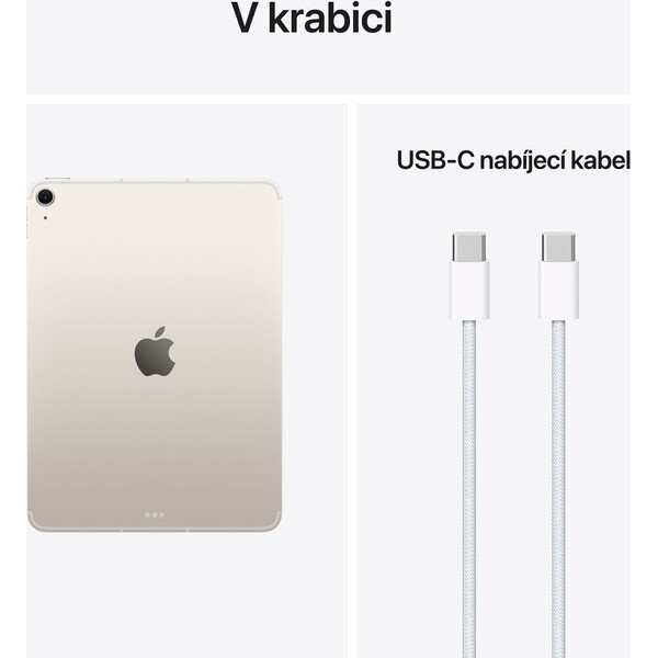 Apple iPad Air 11" 256GB Wi-Fi + Cellular hviezdne biely (2026) - Tablety - Obrázok d_90f251cfcb0b4182a7d95d7a64945971