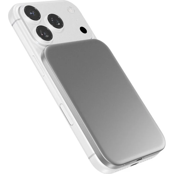 iWant by Epico UltraPack Slim 3000mAh hliníková Mag+ bezdrôtová powerbanka strieborná - Powerbanky - Hlavný obrázok