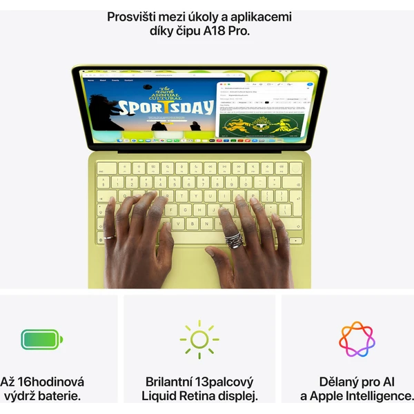 Apple MacBook Neo (2026) 8GB / 512GB citrusovo žltá - Notebooky - Obrázok d_91e0f0dc67904aadb65338a17748771b