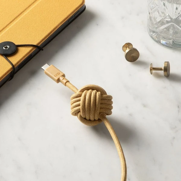 Native Union Anchor Cable USB-C/USB-C kábel, 240W, 3m, horčicový - Káble a redukcie - Obrázok d_929862a6a5484c36bafc5b0b0a84b27a