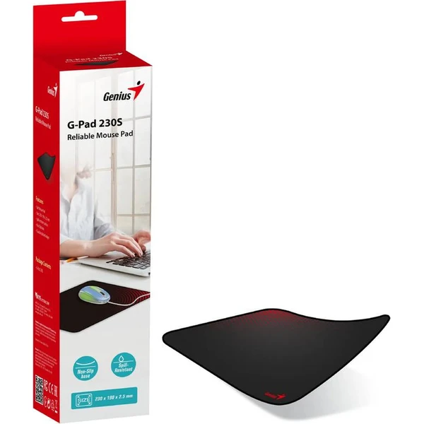 GENIUS podložka pod myš G-Pad 230S/ 230 x 190 x 2,5 mm/ čierna - Podložky - Obrázok d_929aa97f00ac40f996cad643ff81181d