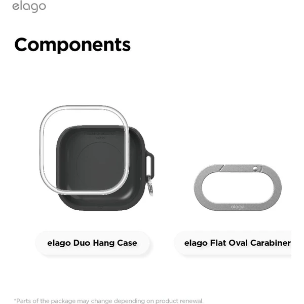 ELAGO Duo Clear púzdro Samsung Galaxy Buds4/Buds4 Pro béžové - Puzdra - Obrázok d_92ce62e7fc5548e8b696c7d314759b35