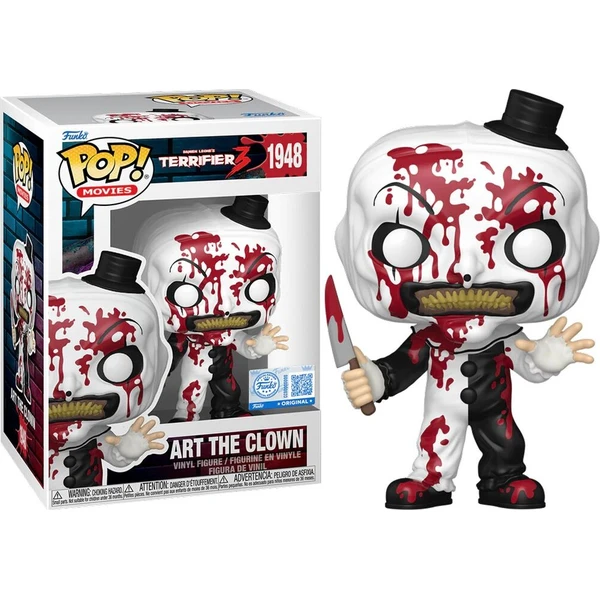 Funko POP! #1948 Movies: Terrifier - Art the Clown (Bloody) (Šance na Chase) - Funko POP! - Hlavný obrázok