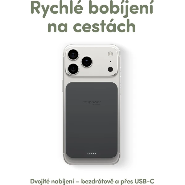 PanzerGlass® empower bezdrôtová Qi2 powerbanka 5000 mAh, MagSafe, čierna - Powerbanky - Obrázok d_93439f27be9249dea97851cf881a93b0