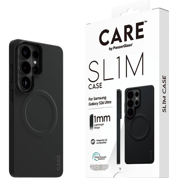 PanzerGlass® CARE SL1M Qi kryt Samsung Galaxy S26 Ultra čierny - Puzdra - Hlavný obrázok