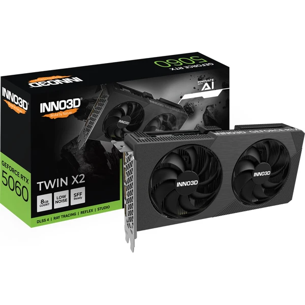 INNO3D NVIDIA GeForce RTX 5060 Twin X2 V2 8GB GDDR7 - Grafické karty - Obrázok d_94634644513349669ad7989a68ea7d71