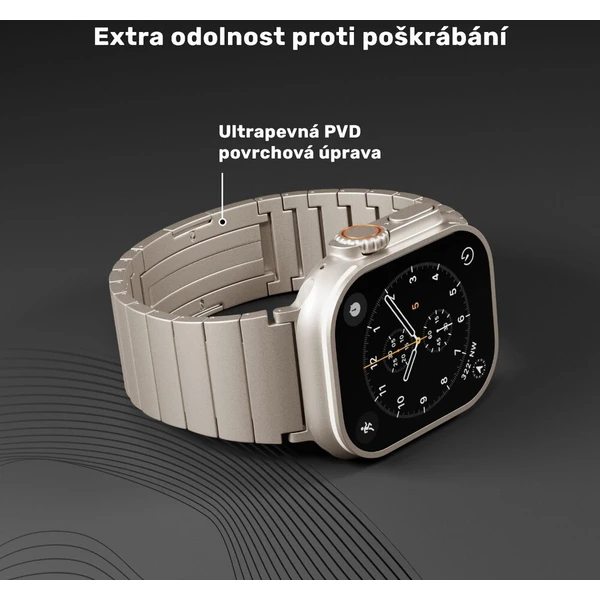 UNUM by Epico Titanium Watch Band remienok Apple Watch 42/44/45/46/49 mm prírodný titán - Remienky - Obrázok d_949b0af8fc2b4aa5a5f9bc06faed01d9