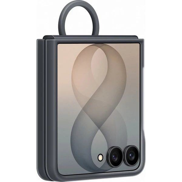 Samsung Silicone Ring Magnet kryt Galaxy Z Flip8 grafitový - Puzdra - Obrázok d_94ae200a0bb7487cbd02d4862604d015
