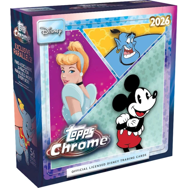 Sběratelské karty Topps 2026 Disney Chrome - Mega Box - Zberateľské karty a nálepky - Hlavný obrázok