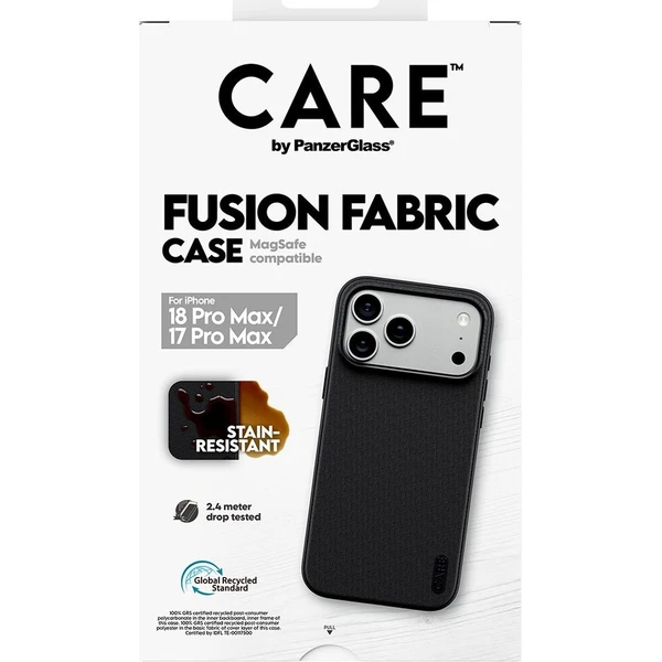 PanzerGlass CARE Fusion Fabric MagSafe kryt Apple iPhone 18 Pro Max/17 Pro Max černý - Puzdra - Obrázok d_9508dfb4390d46b1b22f78cf579520a6