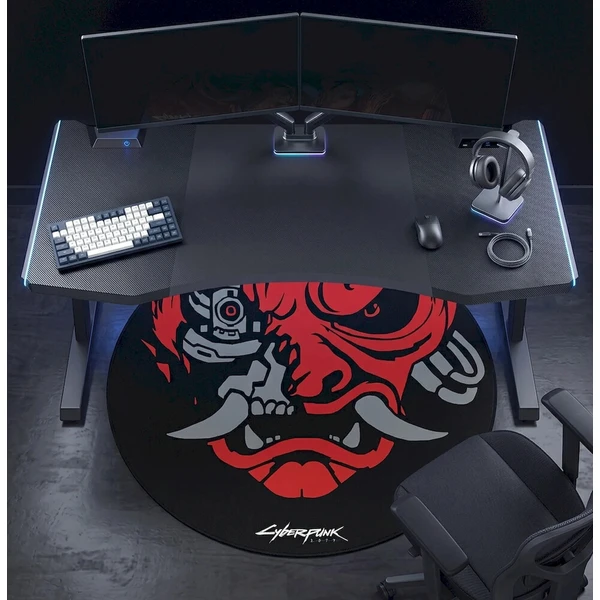 Podložka pod stoličku Cyberpunk 2077 Samurai Rock Legend - Podložky pod stoličky - Obrázok d_95113a689c764533b3f56f97d672235f