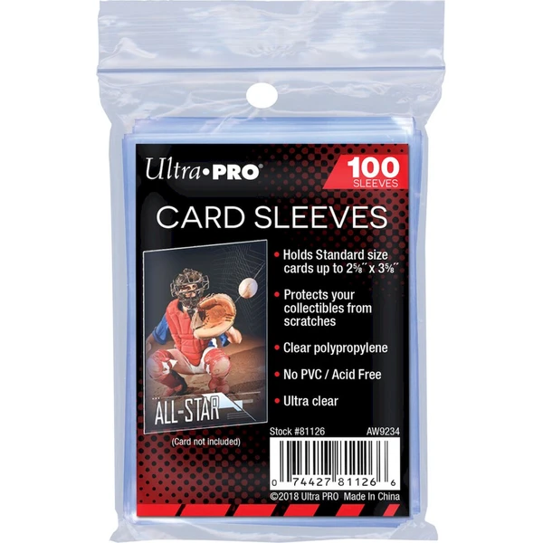 UP Obaly na karty Soft Sleeves ULTRA PRO (100 ks) - Obaly na karty - Hlavný obrázok