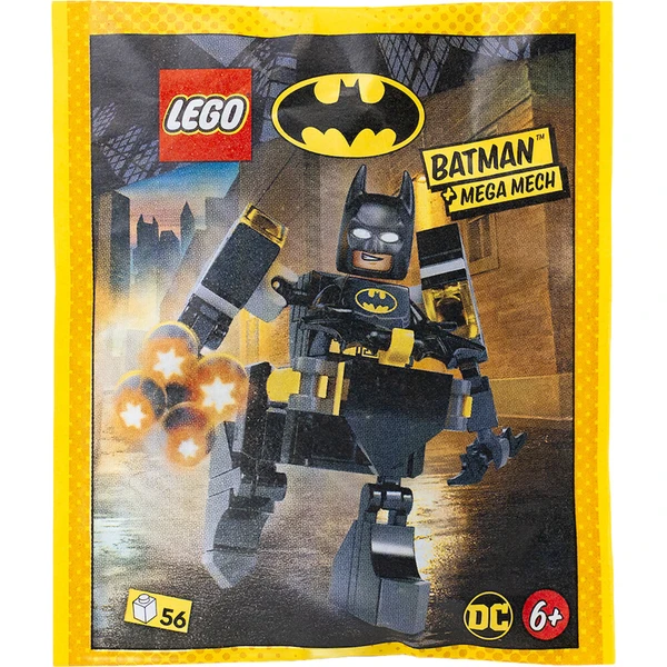 KOMIKS LEGO® BATMAN™ 01/2026 - Minifigúrka BATMAN™ + MEGA MECH - Darčeky - Obrázok d_956a47859c284c019cba3f48a17efe35