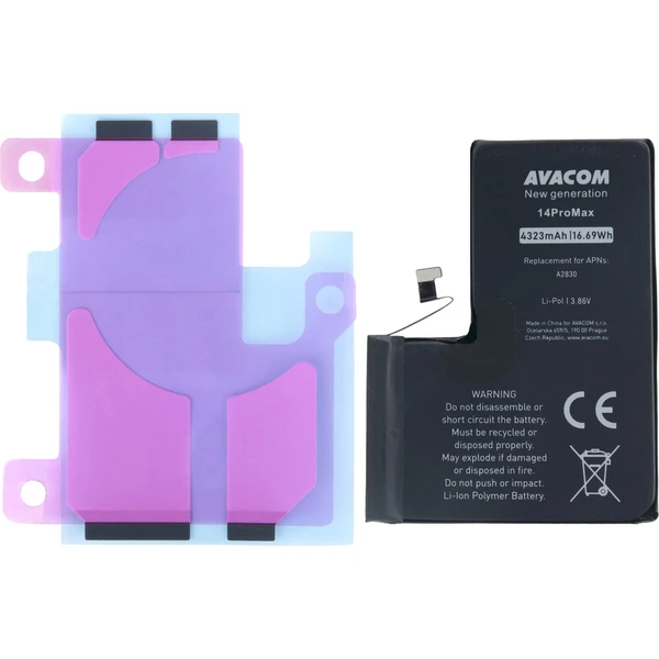 Avacom batéria pre Apple iPhone 14 Pro Max, Li-Ion 3,86V 4323mAh - Batérie - Hlavný obrázok