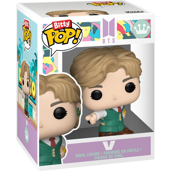 Funko POP Bitty Stages: BTS - Dynamite - V - Funko POP! - Obrázok d_95e0abfa43014f82a5a4d91376c8d4bf